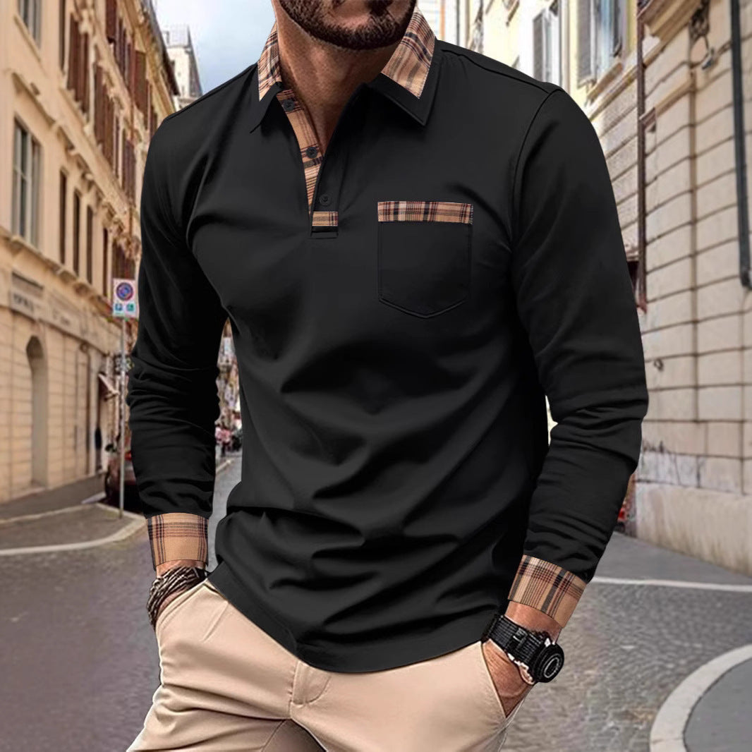 Menzstyle Men’s Casual Solid Polo Shirt