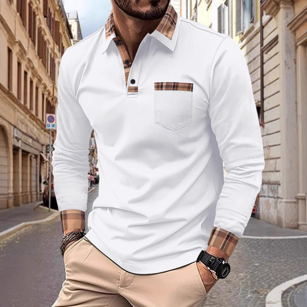 Menzstyle Men’s Casual Solid Polo Shirt