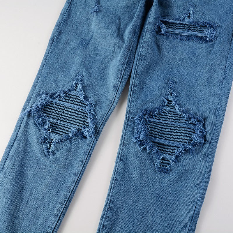 Menzstyle Men’s Ripped Fashion Jeans
