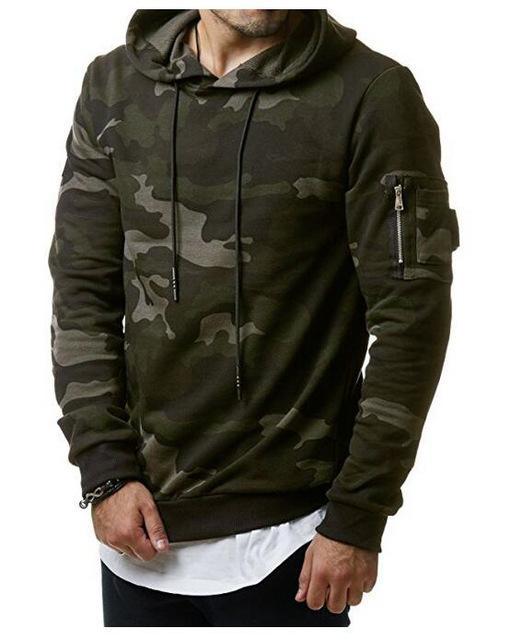 Menzstyle Men’s Camouflage Hoodie