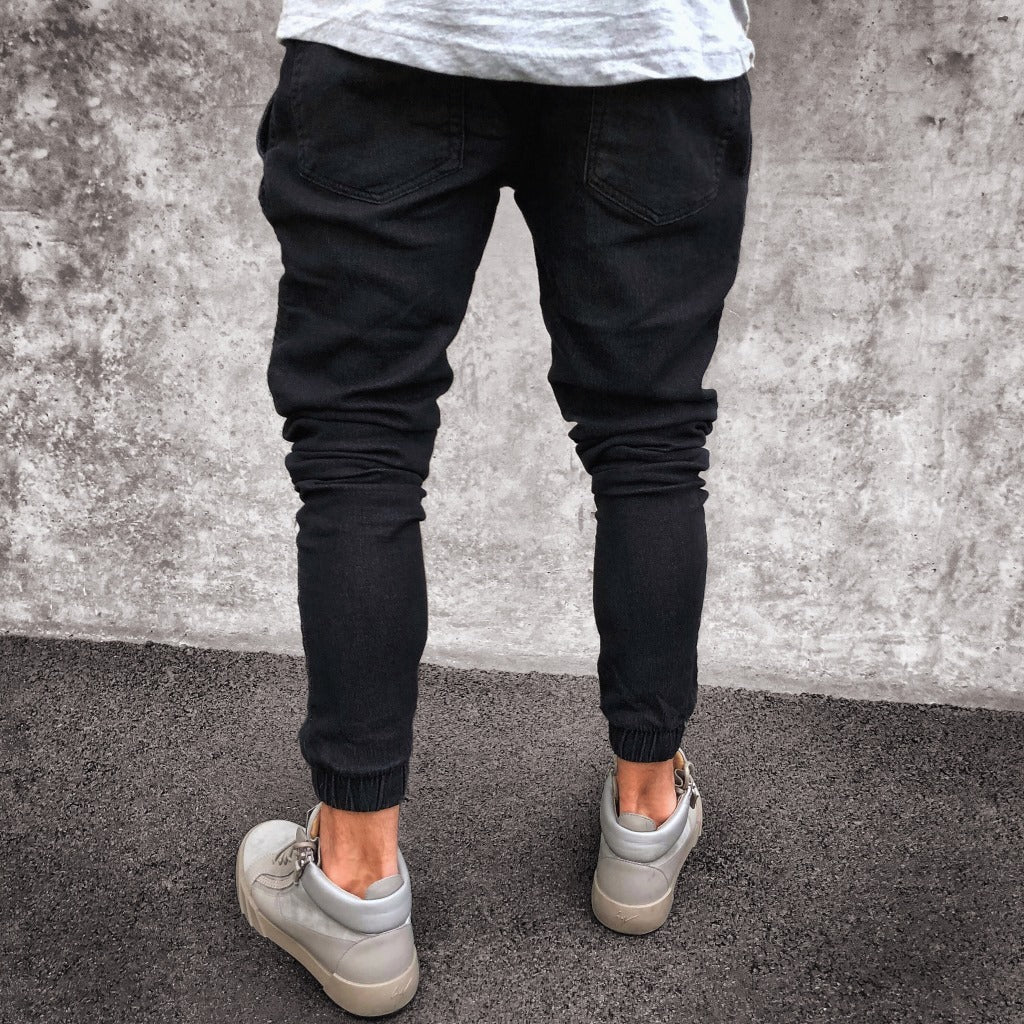 Menzstyle  Light Blue Skinny Jeans for Men  Explosive Fashion Denim