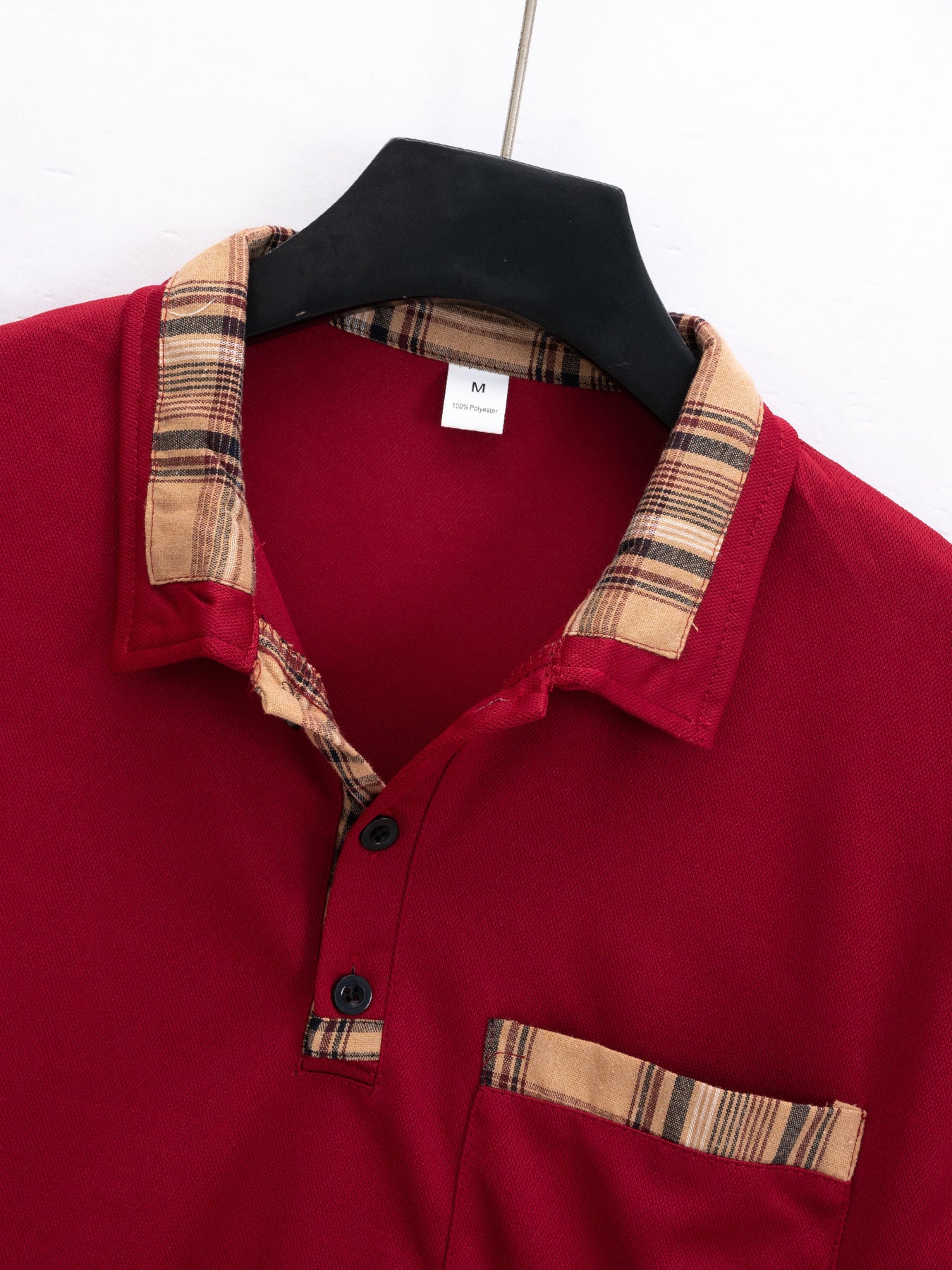 Menzstyle Men’s Casual Solid Polo Shirt