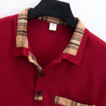 Menzstyle Men’s Casual Solid Polo Shirt