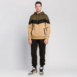 Menzstyle Men’s Casual Solid Pullover Hoodie