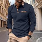 Menzstyle Men’s Casual Solid Polo Shirt