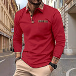 Menzstyle Men’s Casual Solid Polo Shirt