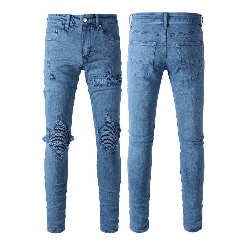 Menzstyle  Men’s Ripped Fashion Jeans