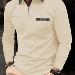 Menzstyle Men’s Casual Solid Polo Shirt